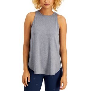 Ideology Women Fit Kit Sleeveless Essentials Sweat Set Tank Top Gray S, $15 NWT